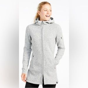 Women's L.L.Bean Sweater Fleece Coat Large